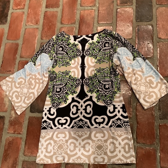 Pull-on, patterned knit dress. - Picture 5 of 5